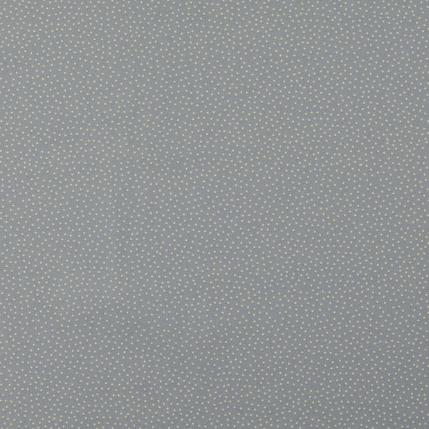 Cotton Poplin fabric Dots Baby Blue