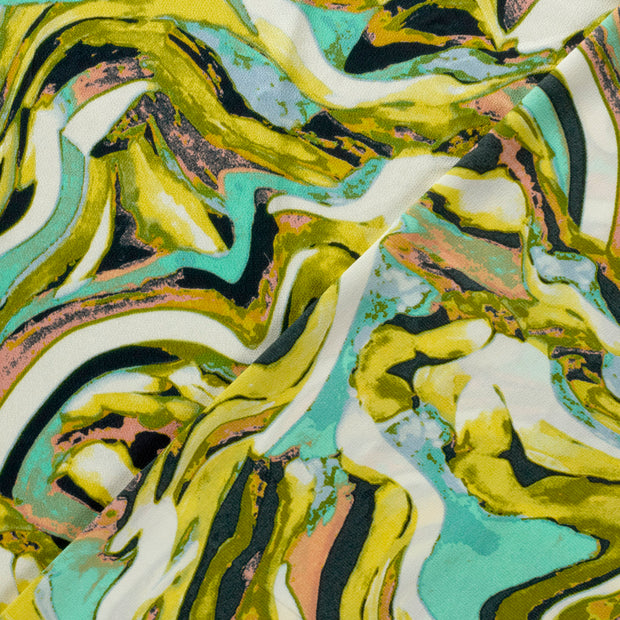 Polyester Bubble tissu Abstrait 