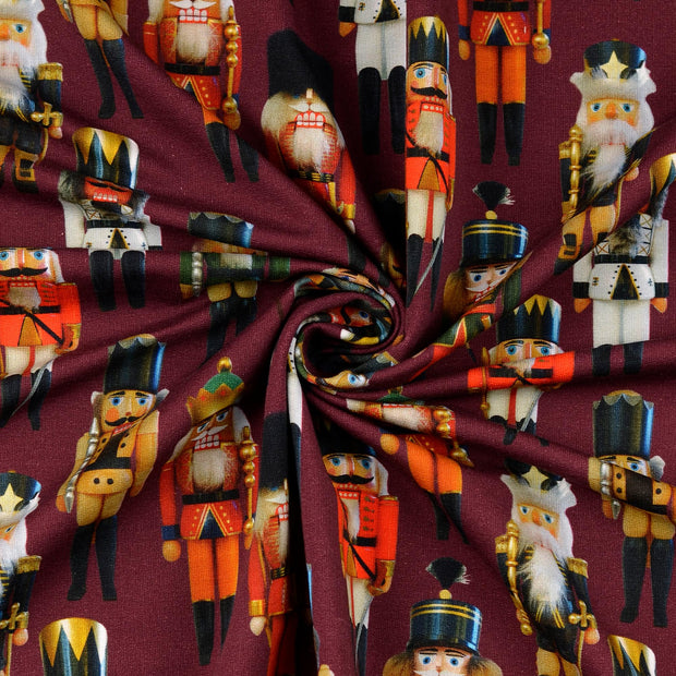 French Terry geraut fabrik pflaume Digitaldruck 