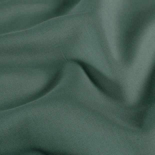 Cretonne tissu Unicolore Bleu Canard