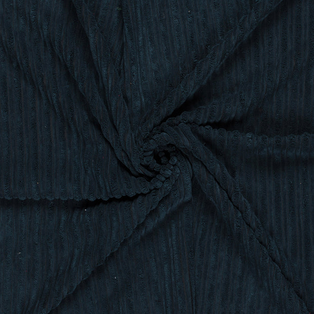 Corduroy 4.5w fabric Navy brushed 