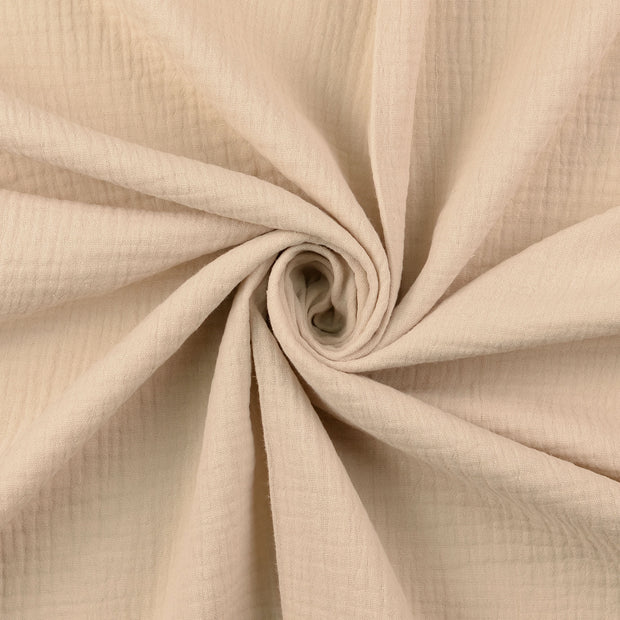 double gaze tissu Beige 