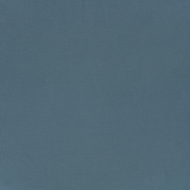 Rib Jersey fabric Steel Blue soft 