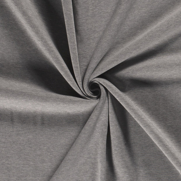 Jogging fabric Light Grey brushed 