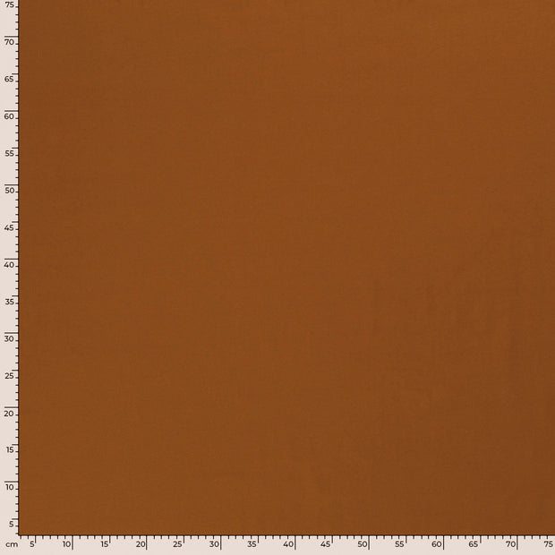Jersey tissu Unicolore Caramel