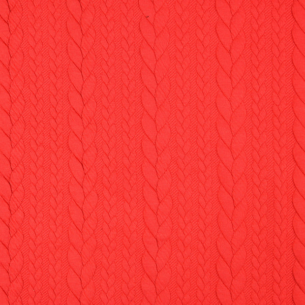 jacquard tissu Unicolore rouge