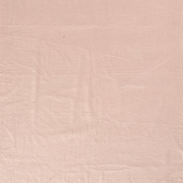 Velours Côtelé Stretch 6w tissu Vieux rose mat 