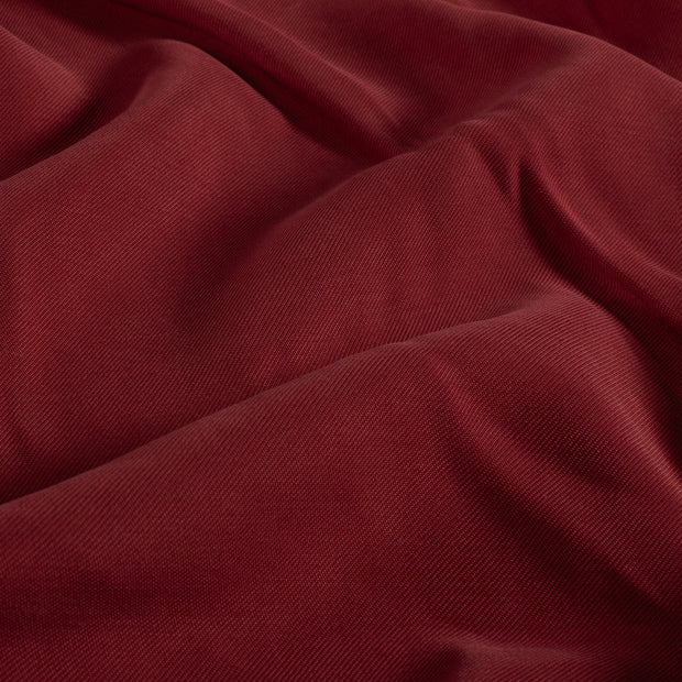 Viscose Twill fabric Unicolour Bordeaux