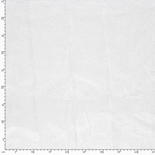  tissu Unicolore Blanc