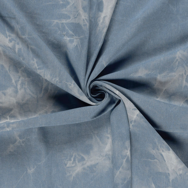 Jeans tissu Bleu clair imprimé 