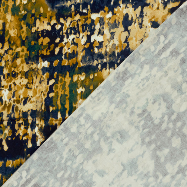 Viscose Vortex Jersey tissu Abstrait imprimé 