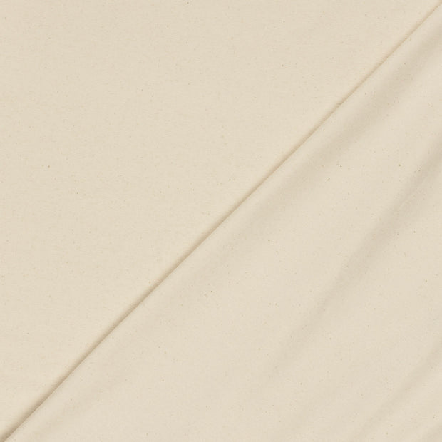 Coton Tricot Bio Naturel tissu Unicolore 