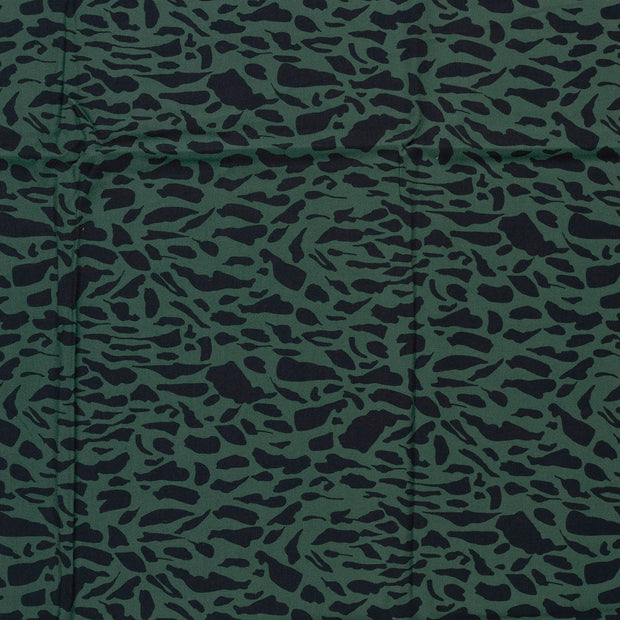 Sergé de Viscose tissu Bleu Canard mat 