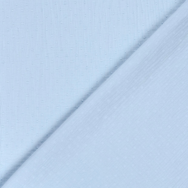 Muslin fabric Dots dobby 