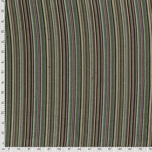 Jacquard fabric Stripes Multicolor