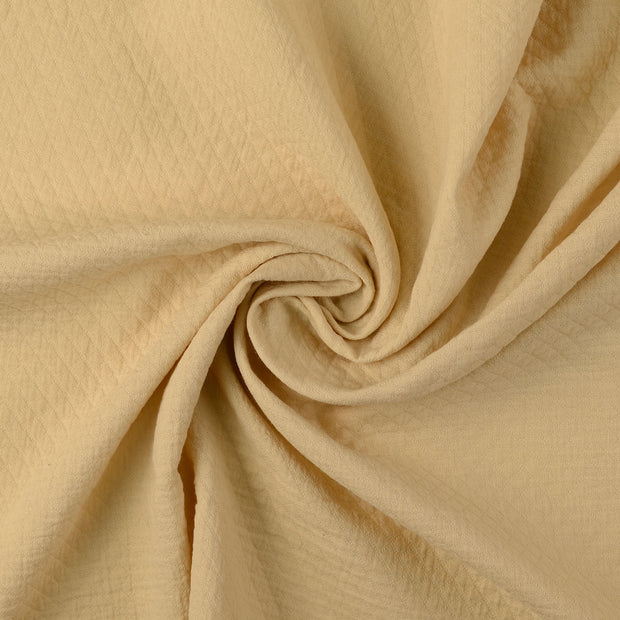 Popeline de Coton tissu Nude 