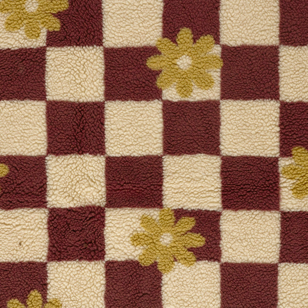 Sherpa Fleece fabric Beige matte 