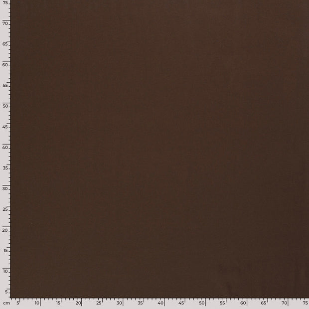 Jersey fabric Unicolour Dark Brown